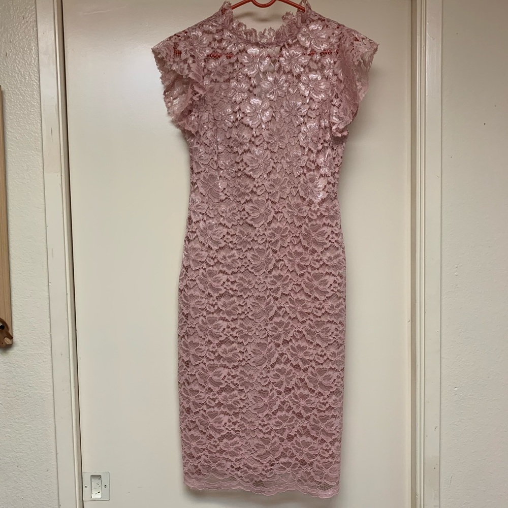 Enfocus Studio Blush Pink Midi Dress